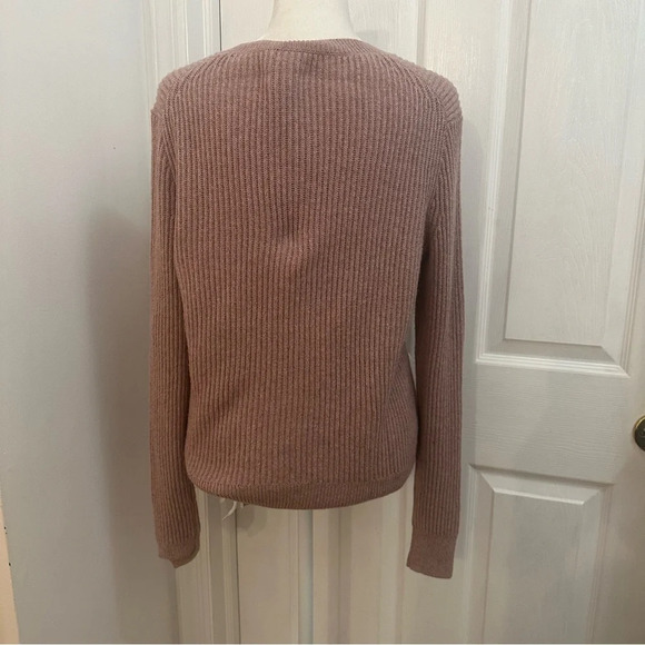 Madewell Crewneck Bow Tie Knit Sweater Mauve XS - Picture 6 of 9